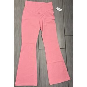 Old Navy Girls High Rise Flare Powerchill Crossover Leggings Size 14/16 Pink